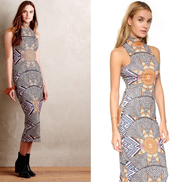 Mara Hoffman Dresses & Skirts - Mara Hoffman printed turtleneck midi dress